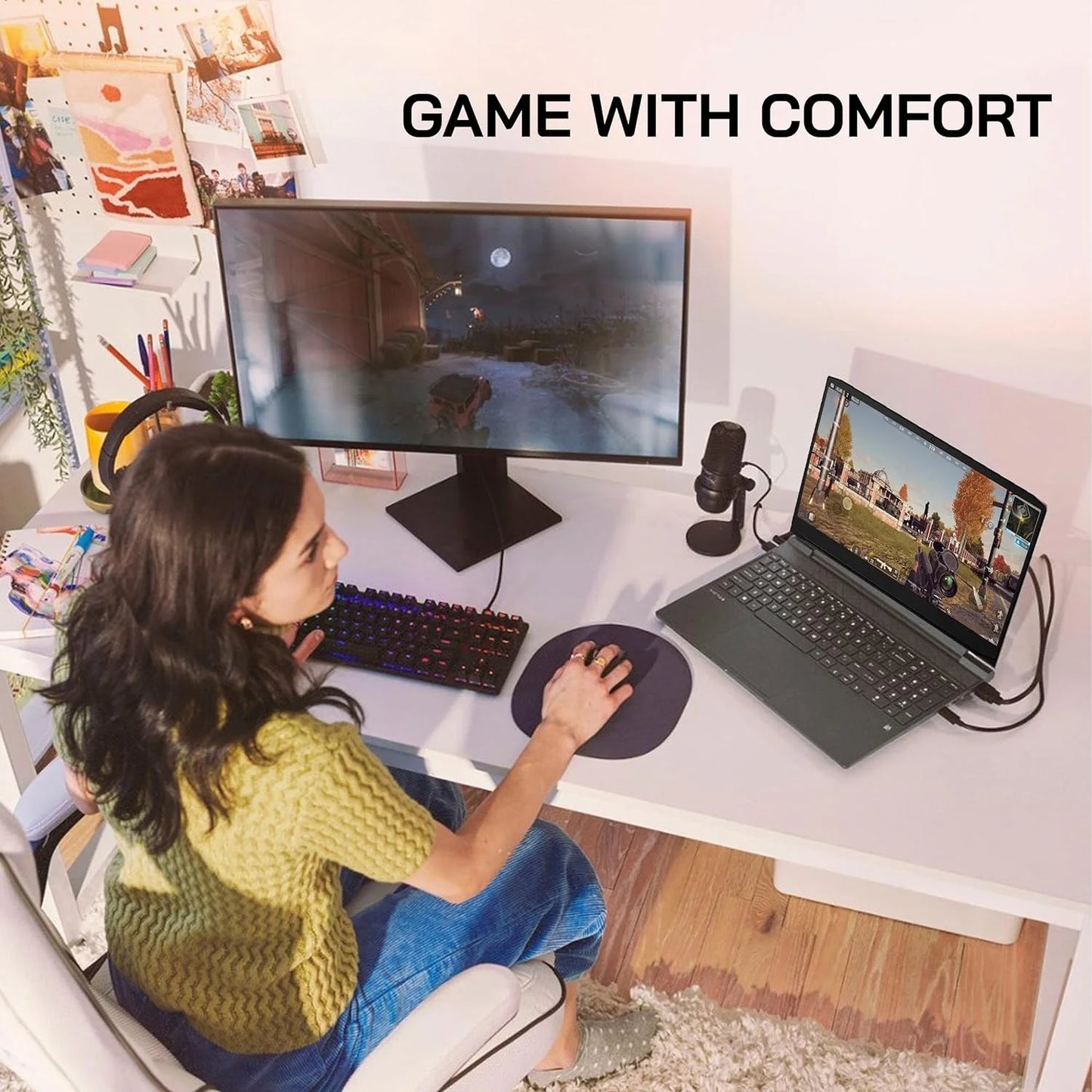Ideapad Gaming 3 Gaming Laptop, 15.6" FHD 120Hz Display, AMD Ryzen 5 5600H, NVIDIA Geforce GTX 1650 4GB, DDR4 32GB RAM, 1TB SSD, RGB KB, Wi-Fi 5, Bluetooth, Black, Win 11 Pro, 32GB USB Card