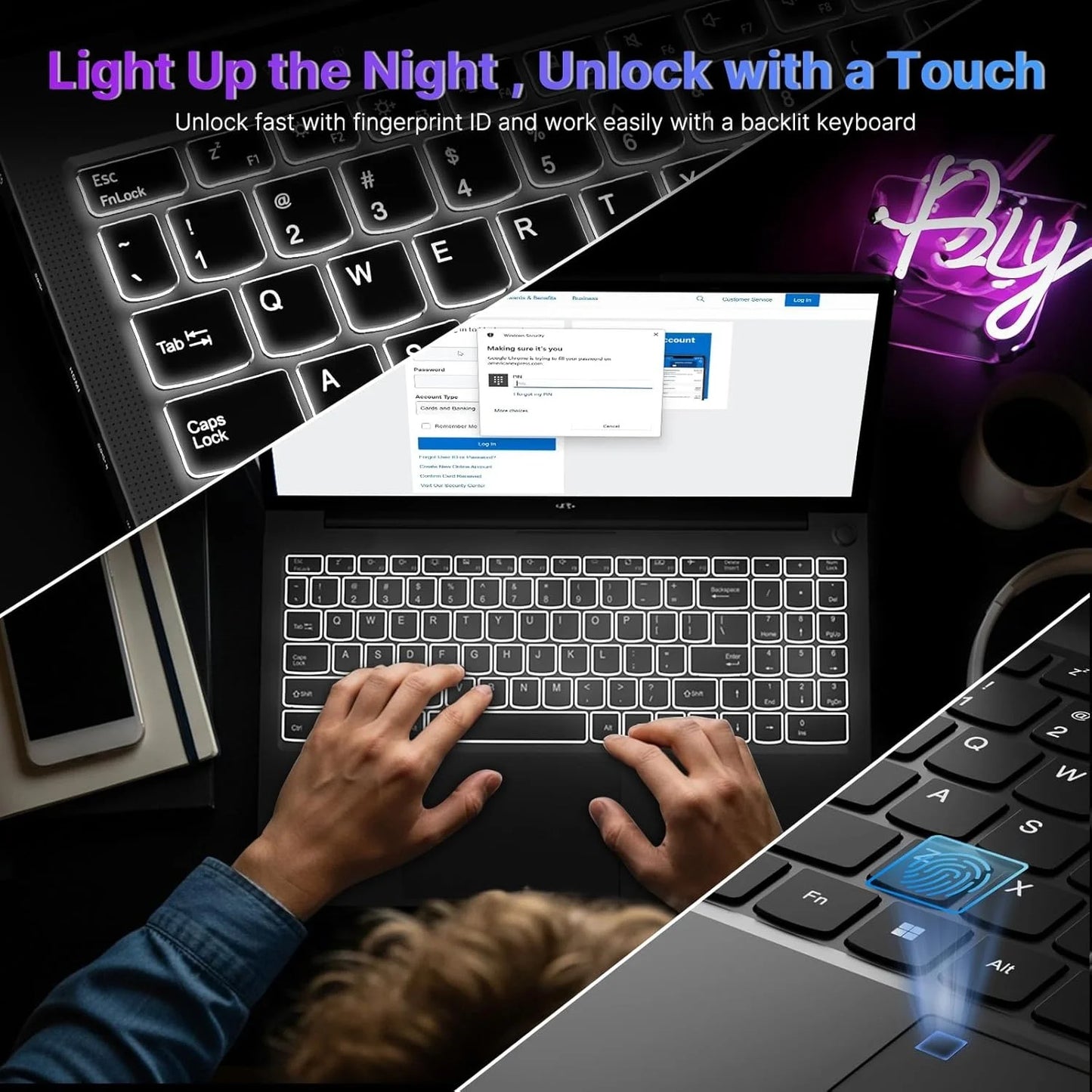 Gaming Laptop 17.3" Ryzen 9 8945HS,32GB RAM, 1TB SSD, Radeon 780M Graphics, PD 100W Type-C 4.0, AI&VR Ready Copilot+ PC, Backlit Keyboard Fingerprint