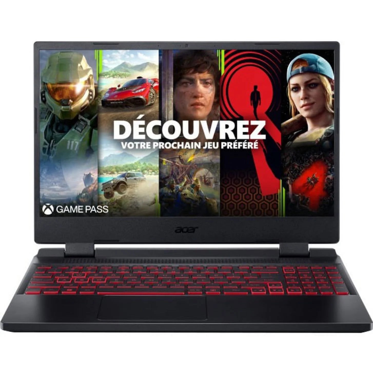 Nitro 5 AN515-58 - Intel Core I7 - 12700H / up to 4.7 Ghz - Win 11 Home - GF RTX 3070 Ti - 32 GB RAM - 1.024 TB SSD X 2 - 15.6" IPS 2560 X 1440 (QHD) @ 165 Hz - Gigabit Ethernet - Wi-Fi 6 - Obsidian Black - Kbd: US Intl