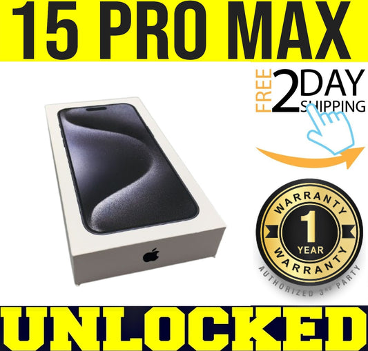 APPLE IPHONE 15 PRO MAX 256GB BLUE (FACTORY UNLOCKED) ✅1 YEAR WARRANTY✅ ❖SEALED❖