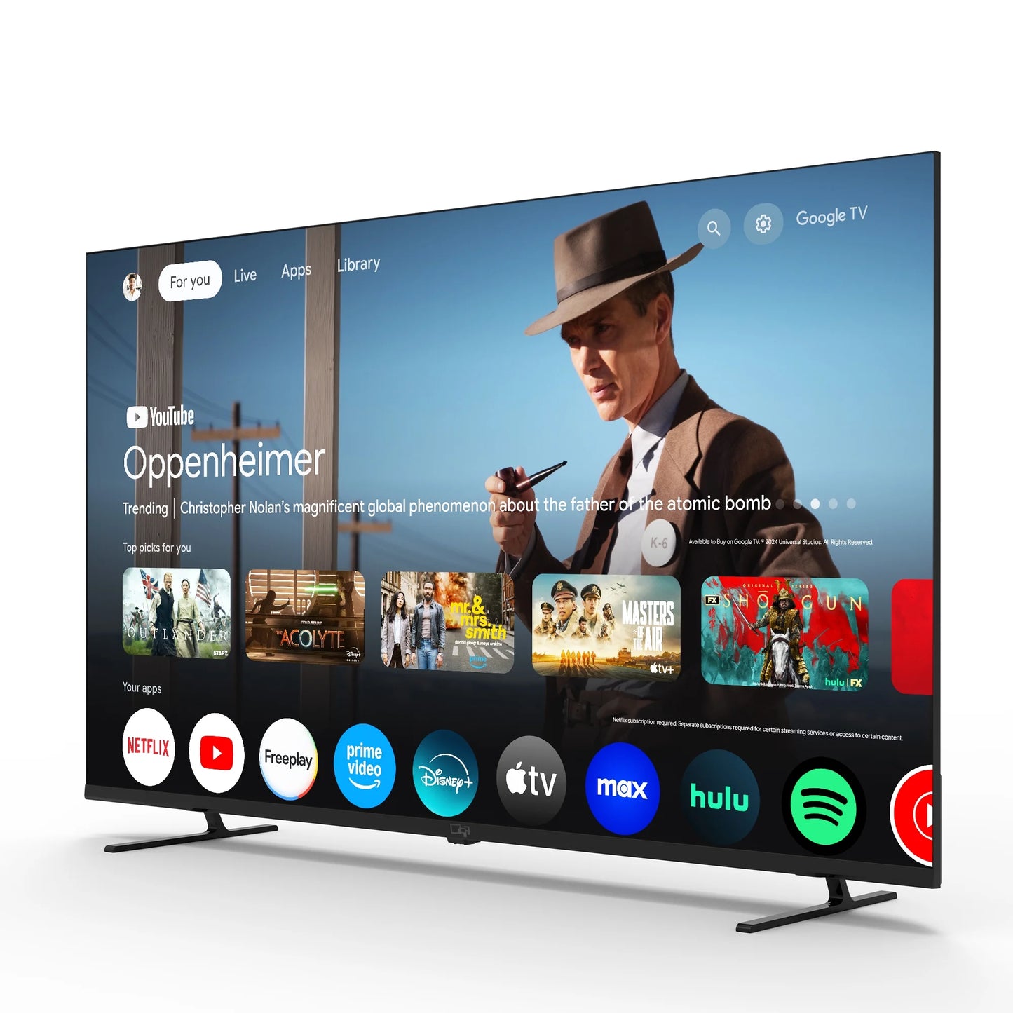 65" UHD 4K Google Smart LED TV