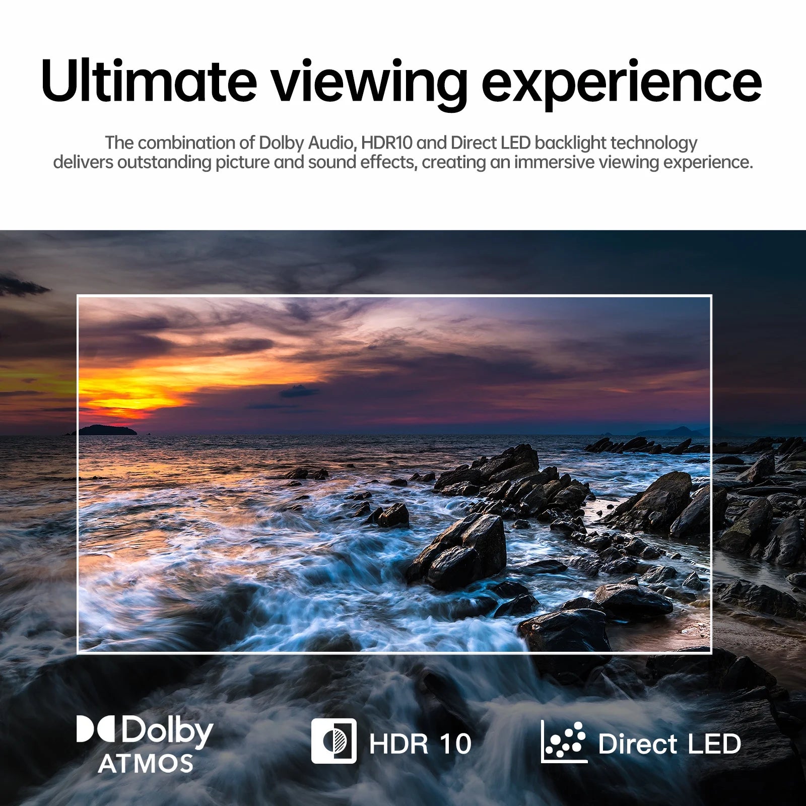 65" UHD 4K Google Smart LED TV