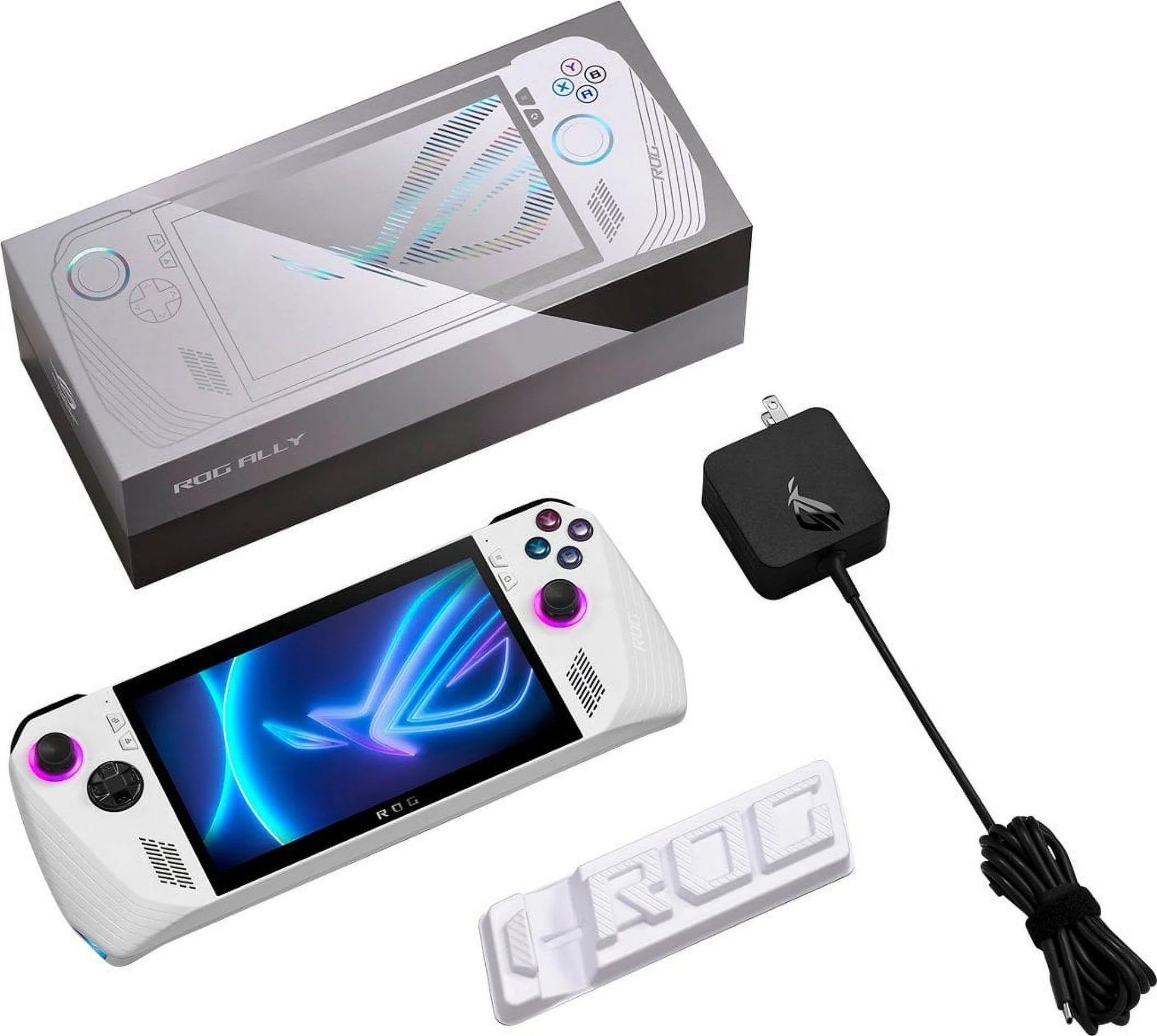 ROG Ally 1TB SSD Gaming Handheld 7-Inch Touchscreen 120Hz FHD 1080P AMD Ryzen Z1 Processor, Mytrix Hub, HDMI Cable, 3 Accessories: 4 in 1 Bundle