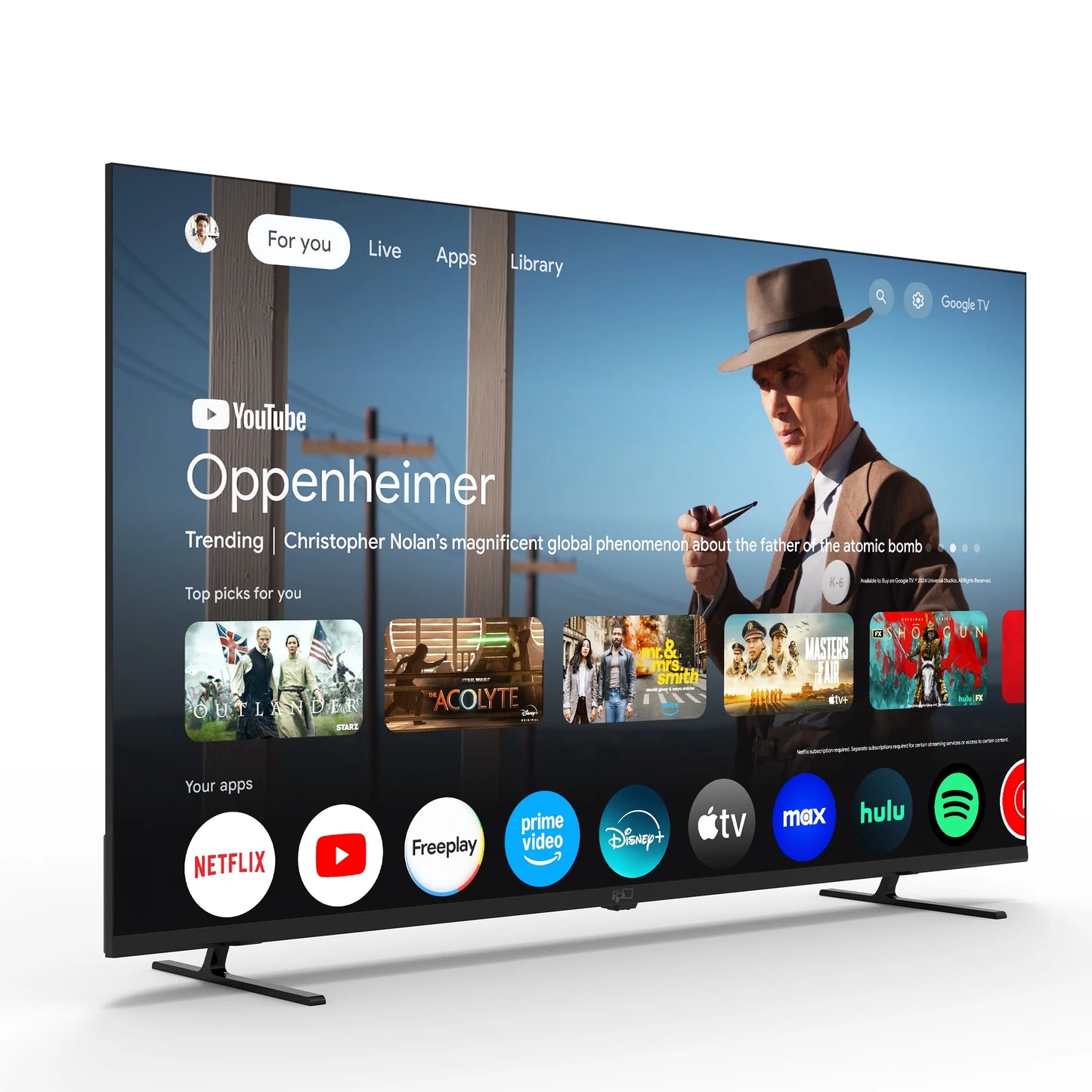 65" UHD 4K Google Smart LED TV
