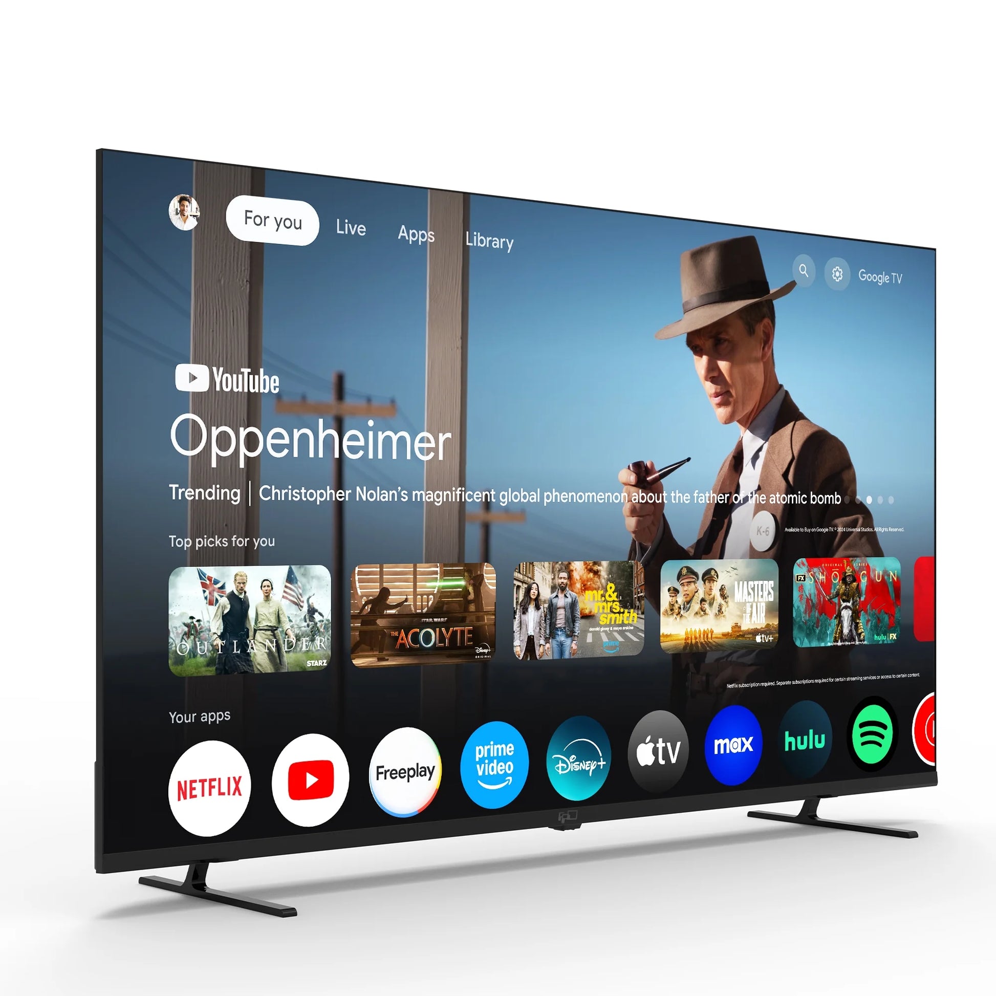 65" UHD 4K Google Smart LED TV