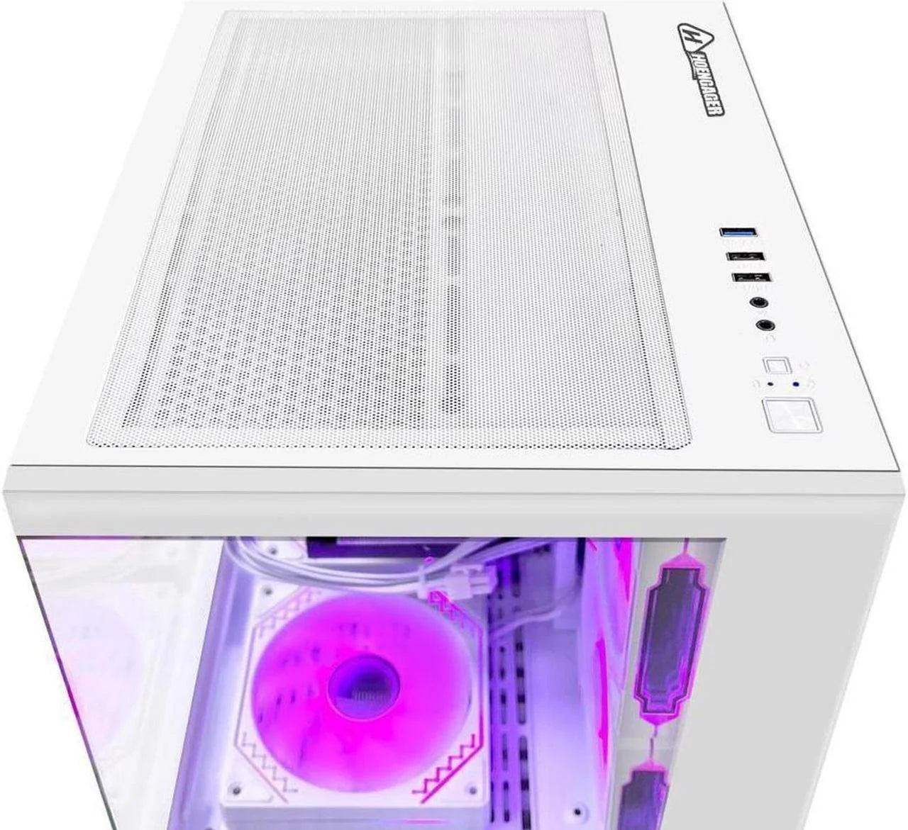 Gaming PC -AMD Ryzen 5 5600G 3.9Ghz - RTX 3060 12GB -16GB DDR4 RAM -1TB Pcie SSD -240 Liquid Cooler -WIFI &Bluetooth Ready -RGB Fans-Windows 11 Pro Desktop Computer
