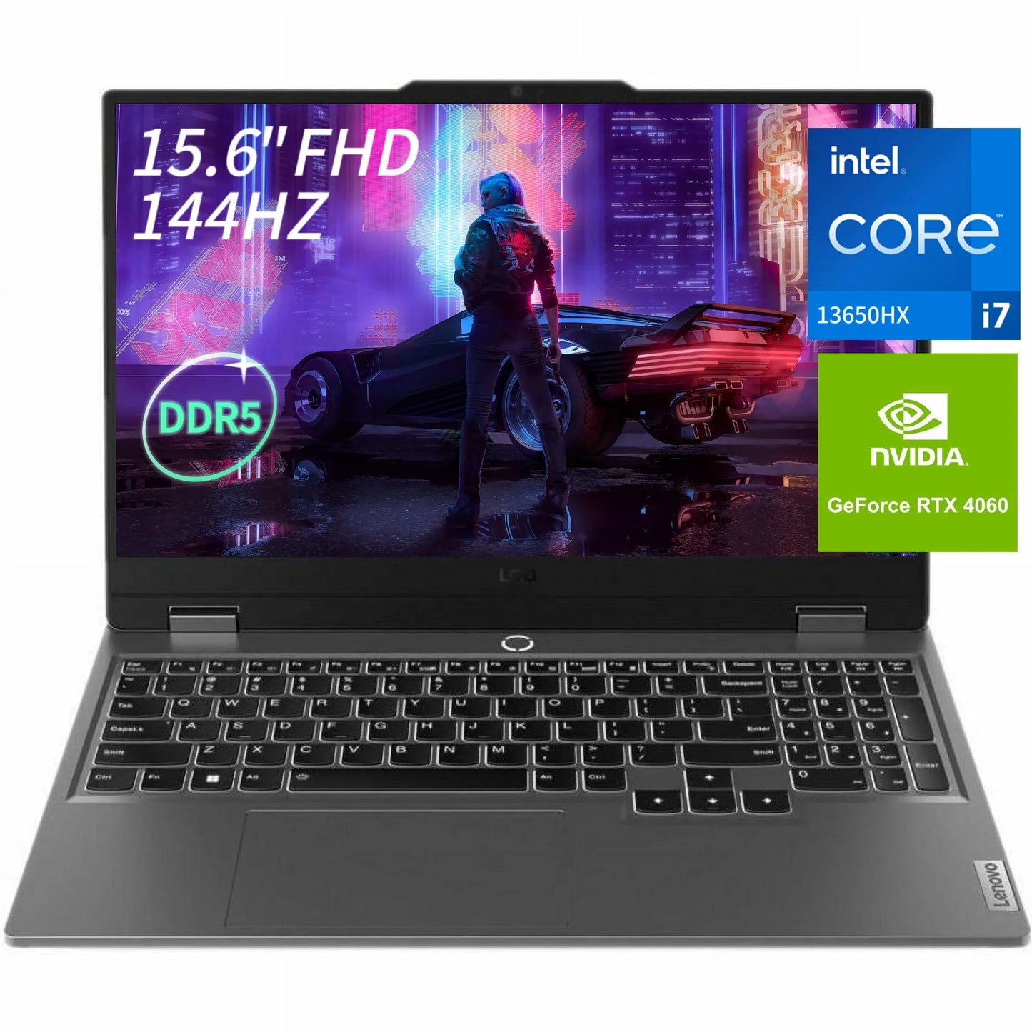 LOQ Gaming Laptop 15.6In 144 Hz FHD Display, Intel Core I7-13650Hx,64Gb DDR5 RAM, 1TB SSD NVIDIA Geforce RTX 4060, Backlit, Windows 11 Home 64,Gaming Laptop (83DV00FXUS)