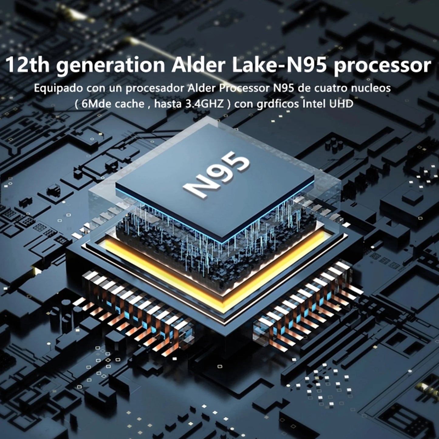 Gaming Laptop,15.6 Inch FHD IPS 1920*1080 Laptop Computer, Laptops 12Th Gen N95 Processor (Up to 3.4Ghz) , 16GB 1TB SSD, Supports 180 Angle Opening Backlit Keyboard Fingerprint Unlock Win 11 Pro