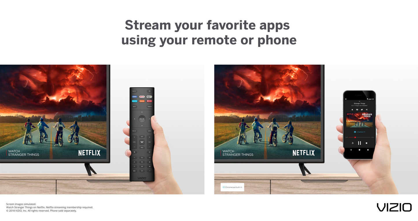 55" Class D-Series 4K (2160P) Ultra HD HDR Smart LED TV (D55-F2) (2018 Model)