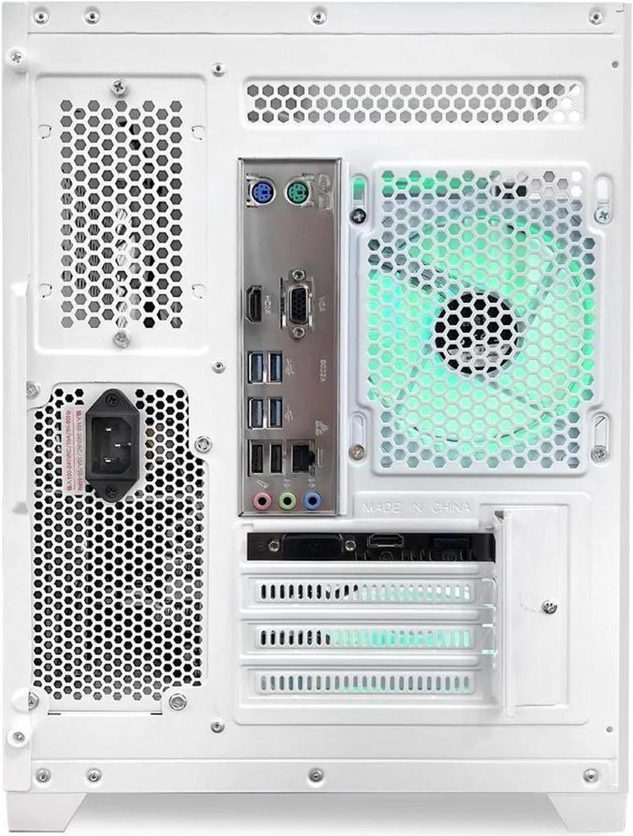 Gaming PC -AMD Ryzen 5 5600G 3.9Ghz - RTX 3060 12GB -16GB DDR4 RAM -1TB Pcie SSD -240 Liquid Cooler -WIFI &Bluetooth Ready -RGB Fans-Windows 11 Pro Desktop Computer