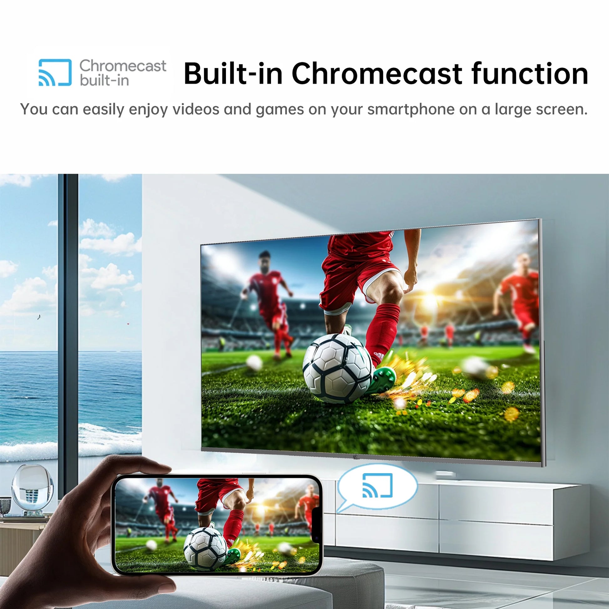 65" UHD 4K Google Smart LED TV